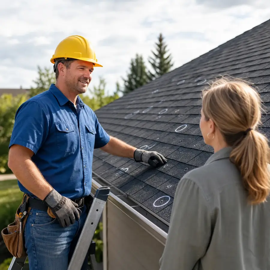 Hail damage inspection